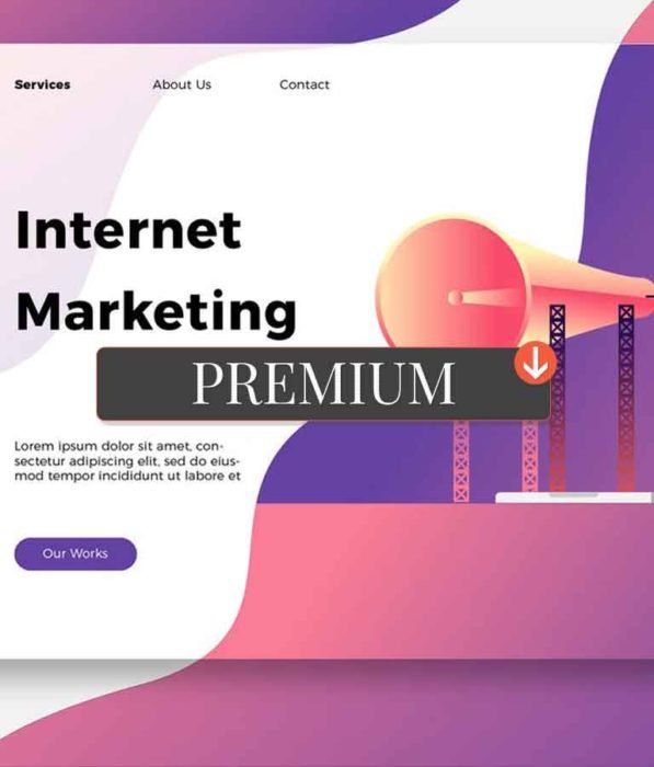 Internet Marketing Banner & Landing Page