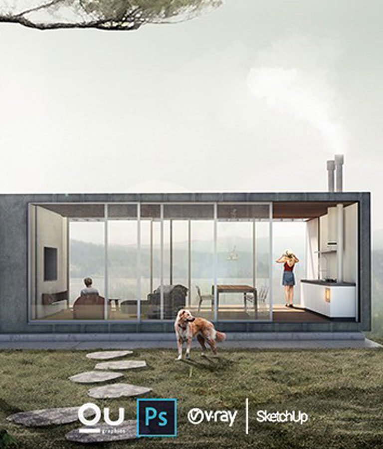 Architecture Post Production in Photoshop
