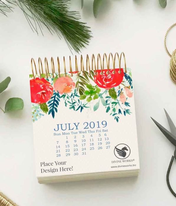 Free Calendar Mockup by Divine Works