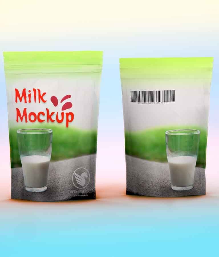 Free Milk Powder Mockup by Divine Works