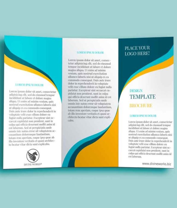 Free Tri Fold Brochure Mockup by Divine Works