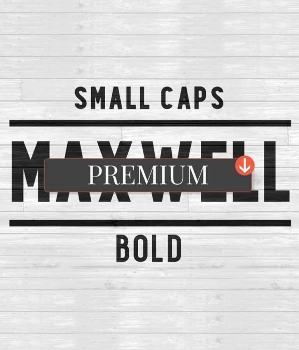 Maxwell Sans Small Caps Bold