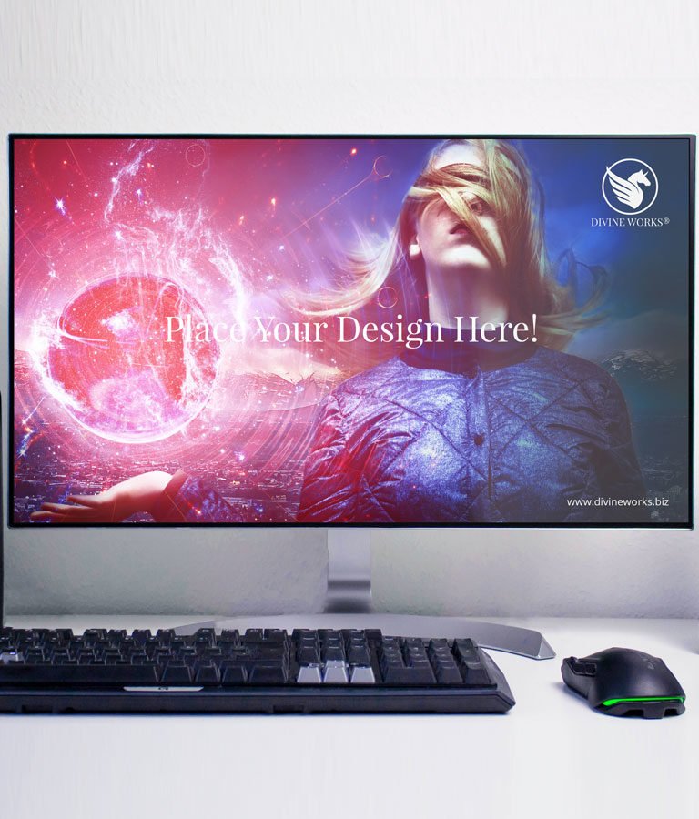 Free LCD Screen Display Mockup by Divine Works