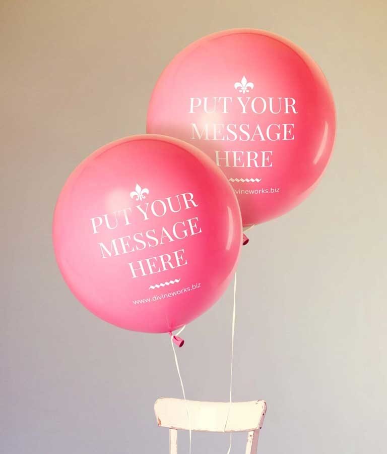 Balloon Mockup Free Download