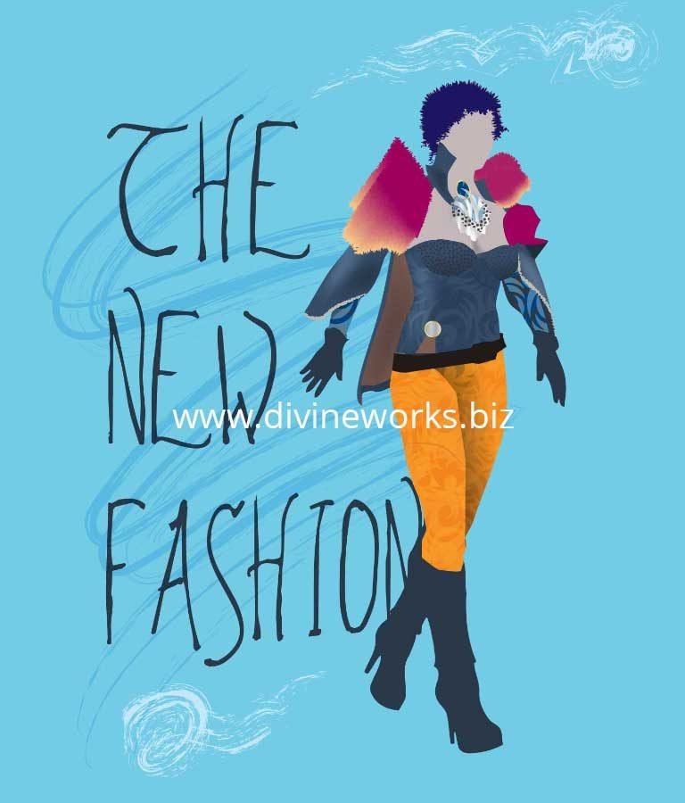Download Free Fashion Girl Vector Illustration