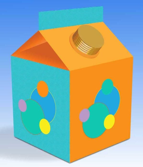 Free Juice Box Vector Illustration