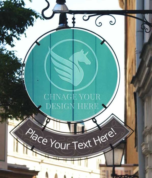 Free Outdoor Signage Mockup