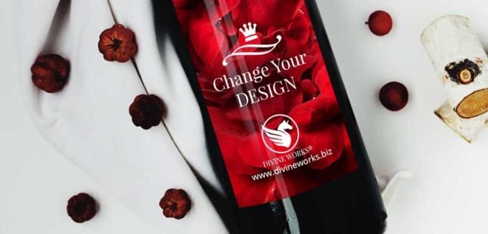 Wine Bottle Mockup Free PSD