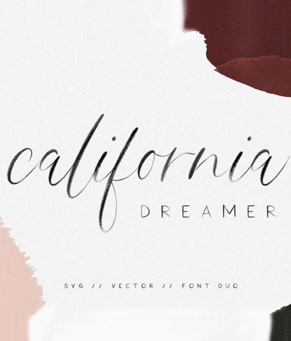 California Dreamer | Font Duo + SVG