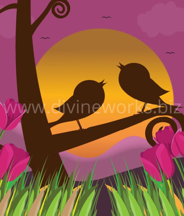 Download Free Colorful Bird Vector by Divine Works