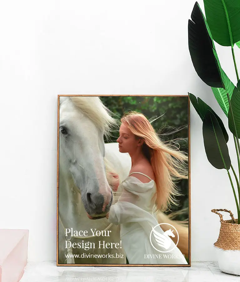 Download Free Big Picture Frame Mockup PSD by Divine Works