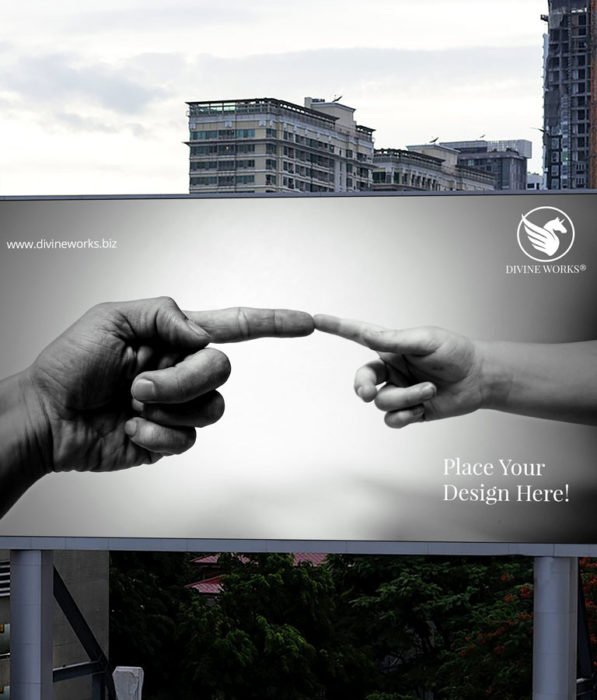 Download Free Billboard Advertisement Mockup PSD by Divine Works