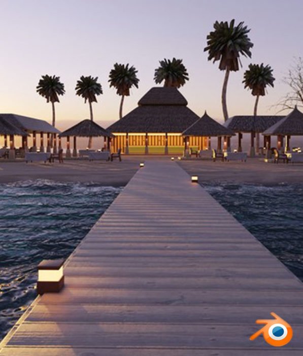 Learn Photorealism Create a Maldive Island in Blender 2.8