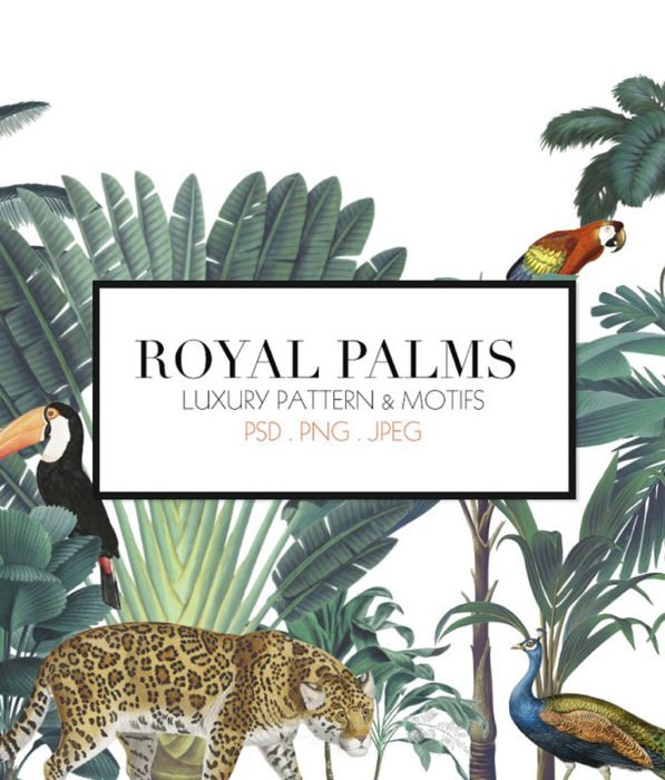 Royal Palms Luxury Print