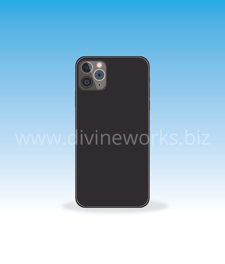 Download Free iPhone 11 Back Vector Art by Divine Works
