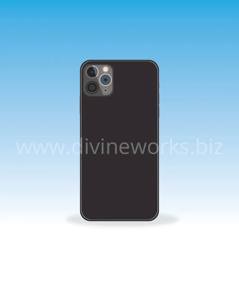 Download Free iPhone 11 Back Vector Art by Divine Works