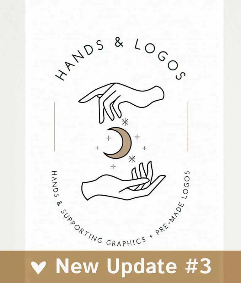 18 Hands & Logo Templates