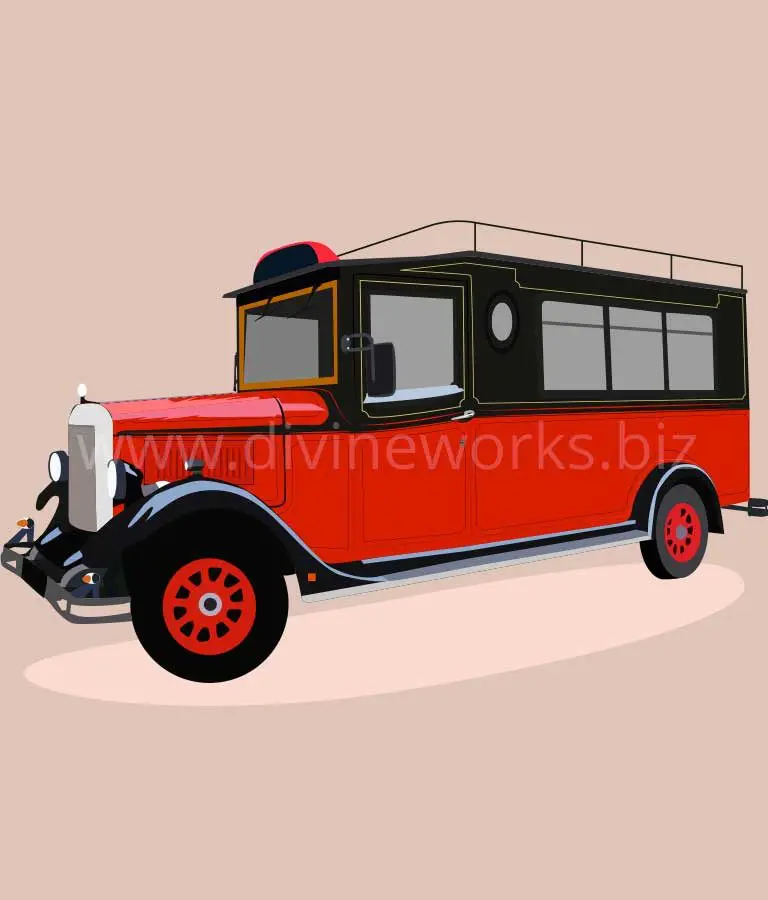 Download Free Antique Car Vector by Divine Works