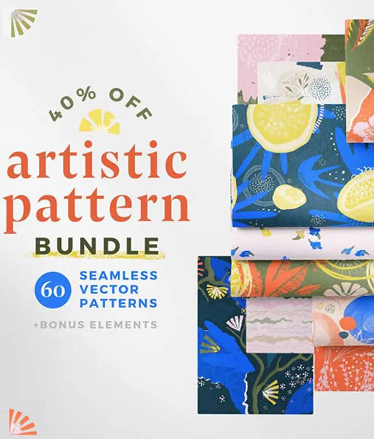 40% Off Artistic Pattern Bundle