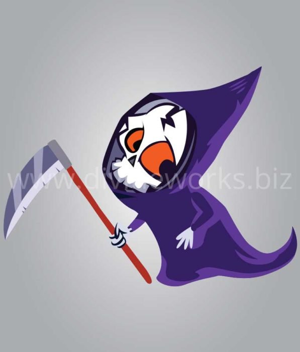 Download Free Halloween Grim Reaper Vector by Divine Works