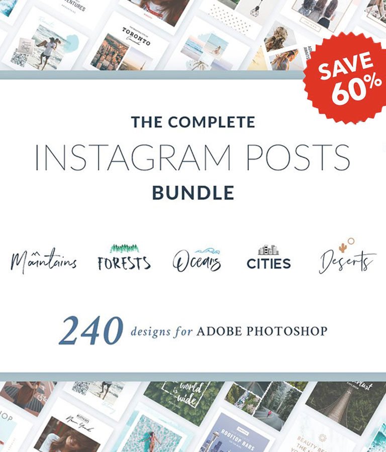 Instagram Posts Complete Bundle