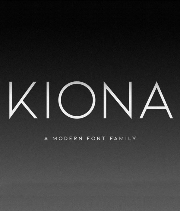 KIONA - A Modern Sans Serif