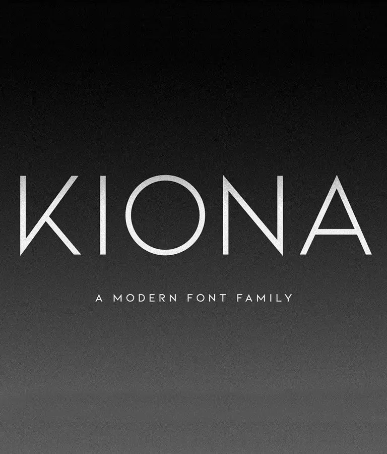 KIONA - A Modern Sans Serif