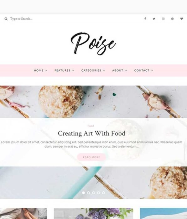 Poise WordPress Blog Theme