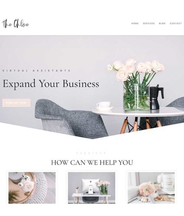 The Chloe Divi Child Wordpress Theme