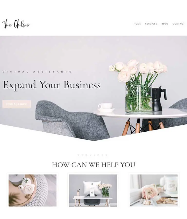 The Chloe Divi Child Wordpress Theme