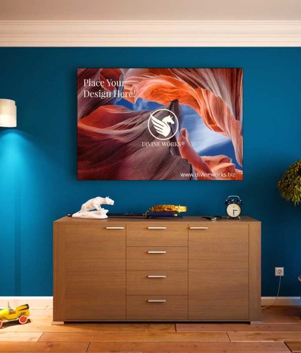 Download Free Wall Frame Mockup by Divine Works