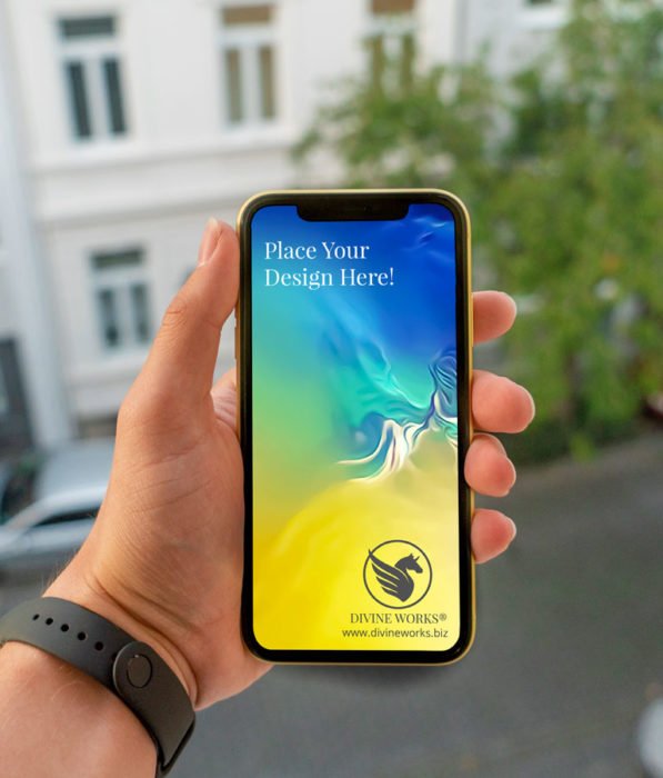 Download Free iPhone XS Max Mockup by Divine Works