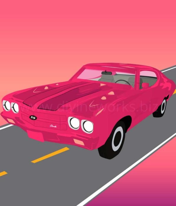 Download Free 1970 Chevrolet Chevelle SS Car Vector by Divine Works
