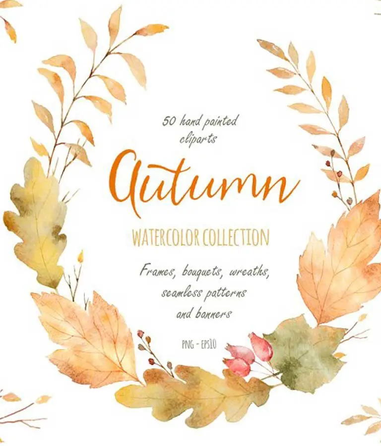 Autumn Watercolor Collection