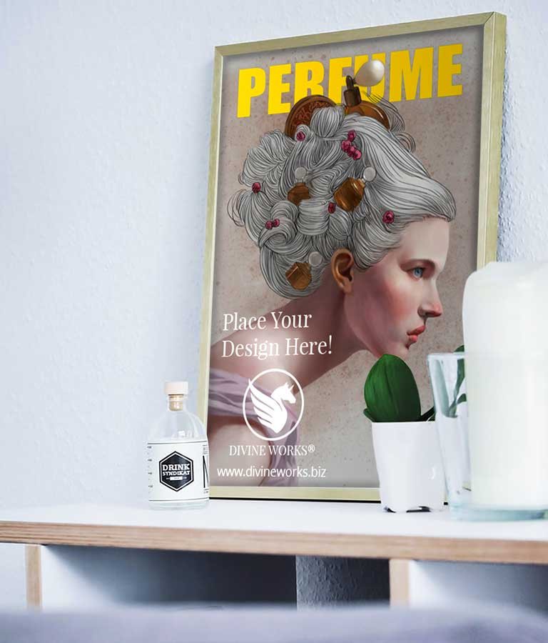 Download Free Room Frame Mockup PSD by Divine Works