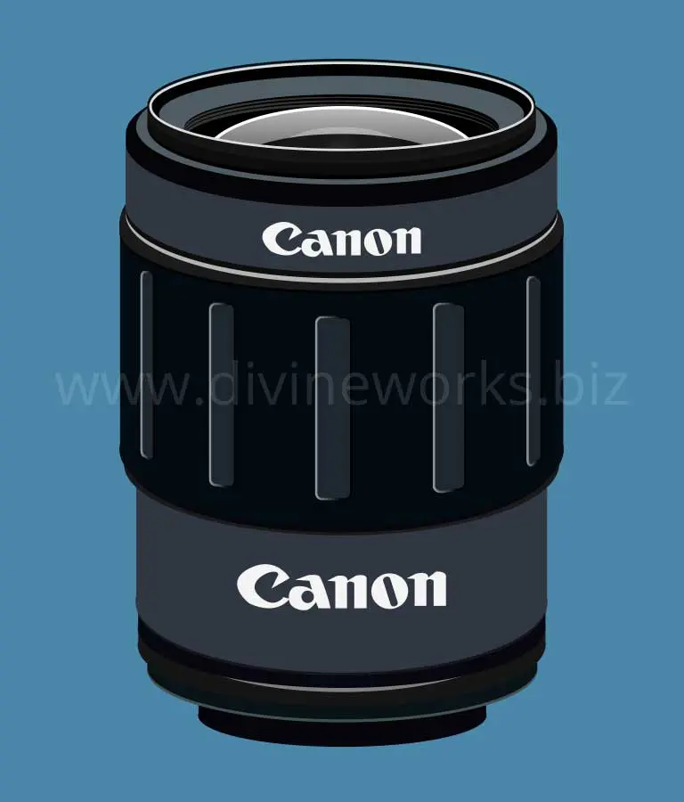 Download Free Camera Lens Vector Illustration by Divine Works