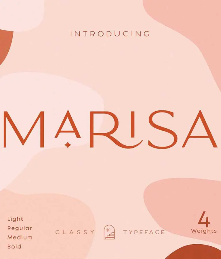 Classy Marisa Elegant Typeface