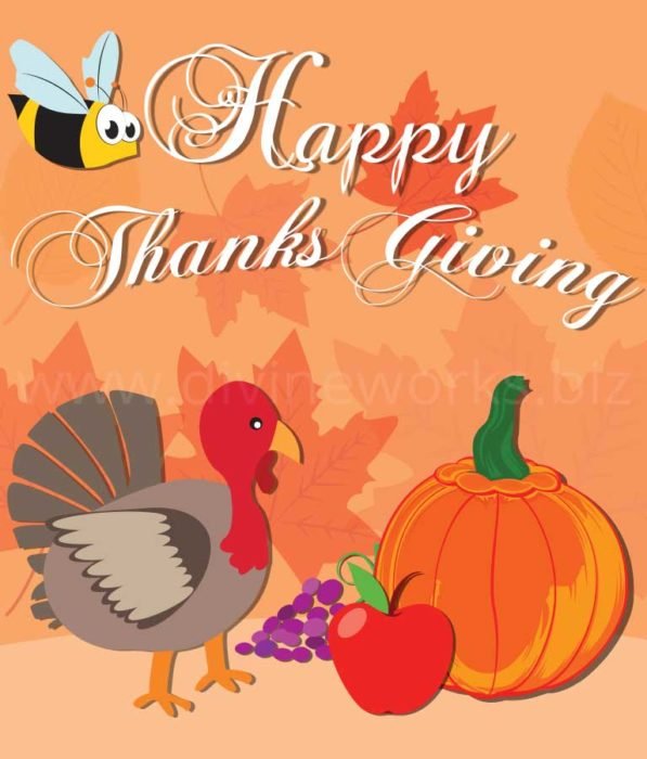 Download Free Happy Thanksgiving Illustration by Divine Works