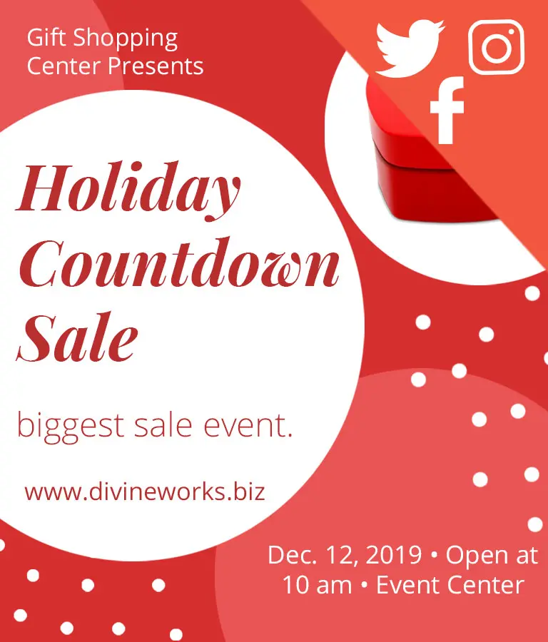 Download Free Holiday Sale Social Media Template Set by Divine Works