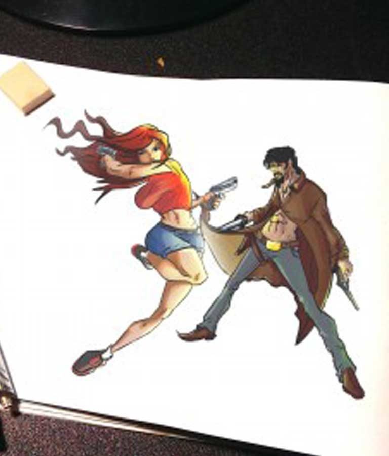 How to draw Awesome Poses Figures in Action