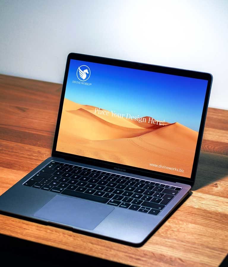 Download Free Mackbook Air Mockup by Divine Works