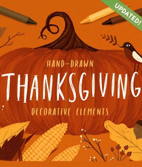 Thanksgiving Decorative Elements