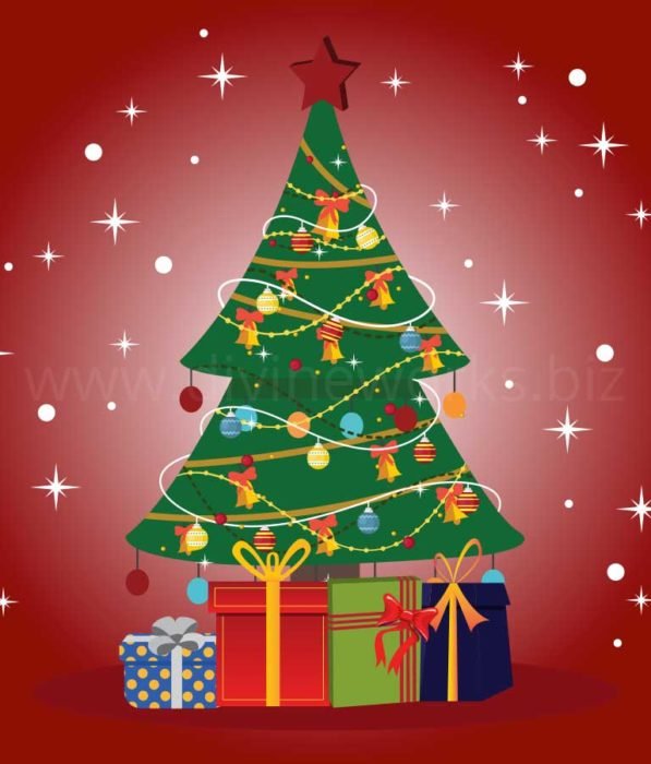 Download Free Christmas Gifts Vector Illustration by Divine Works