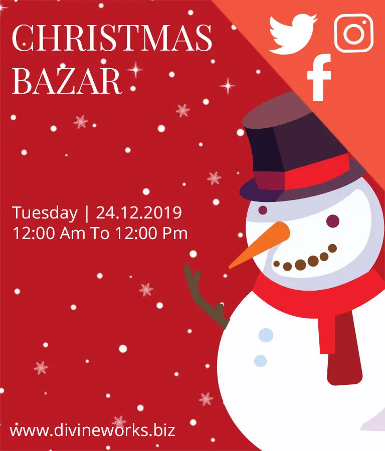 Download Free Christmas Social Media Template by Divine Works