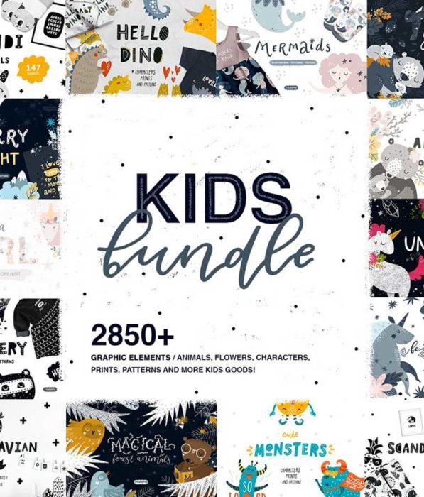 Kids Bundle / Graphic & Patterns