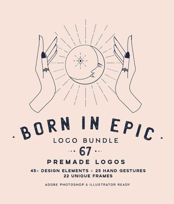 Flash Sale! Born in Epic Logos