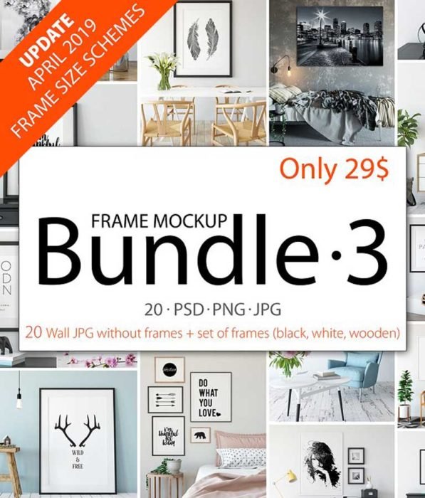 Frame Mockup Bundle Vol 3
