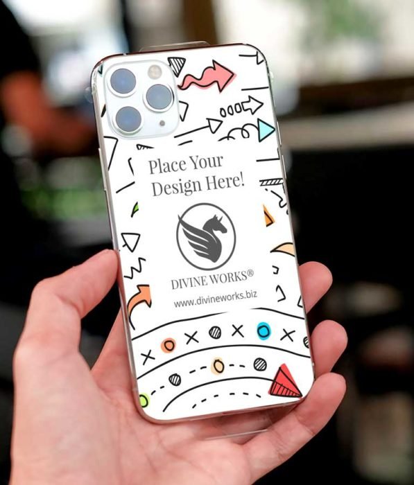 Download Free Hand Holding iPhone 11 Pro Max Case Mockup by Divine Works