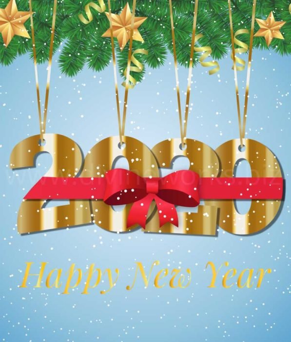 Download Free Happy New Year Vector Art by Divine Works