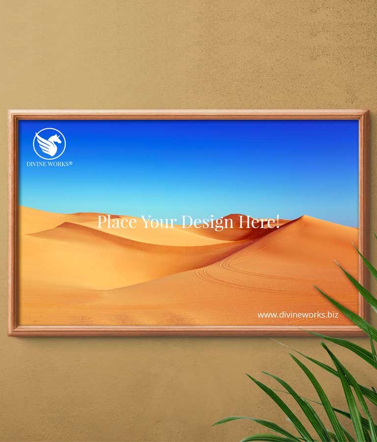 Download Free Landscape Frame Mockup by Divine Works